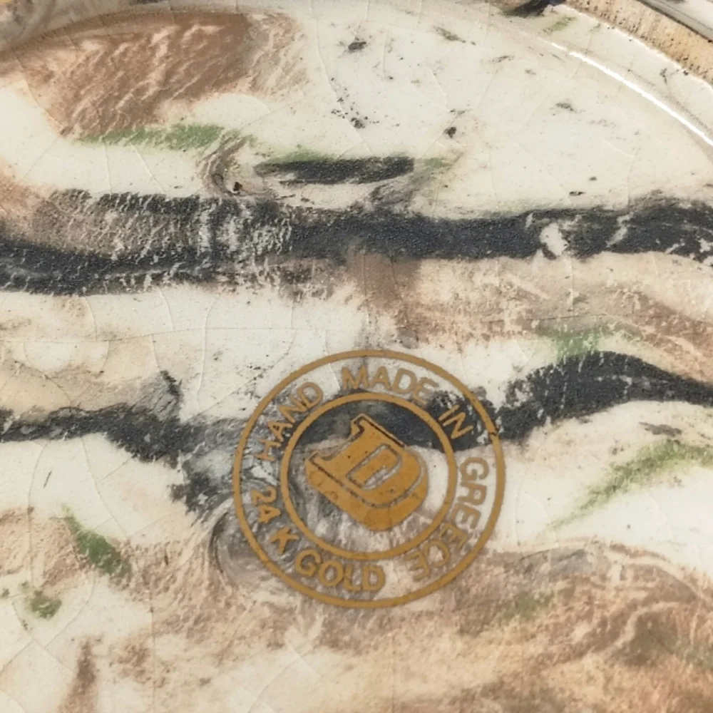 Hand made 24kt Ash Tray